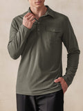 Classic Utility Polo Shirt Polos coofandystore Dark Grey S