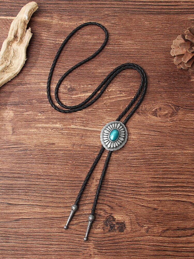 Vintage Bolo Tie Leather Necklace Necklace coofandystore 