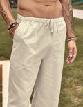Coofandy Linen Style Elastic Waist Yoga Pants (US Only) Pants coofandy