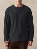 Casual Ribbed Pitted Sweatshirt Hoodies coofandy Black M