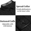 Business Long Sleeve Slim Fit Dress Shirt (US Only) Shirts COOFANDY Store