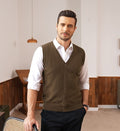 Casual Sleeveless Knitted Button Cardigan Vest (US Only) Vest COOFANDY Store
