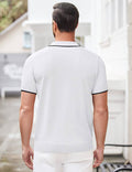 Classic Zipper Short Sleeve Polo Shirt (US Only) Polos COOFANDY Store