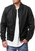 Casual Soft Shell Flight Windbreaker Coat (US Only) Jackets COOFANDY Store Black S