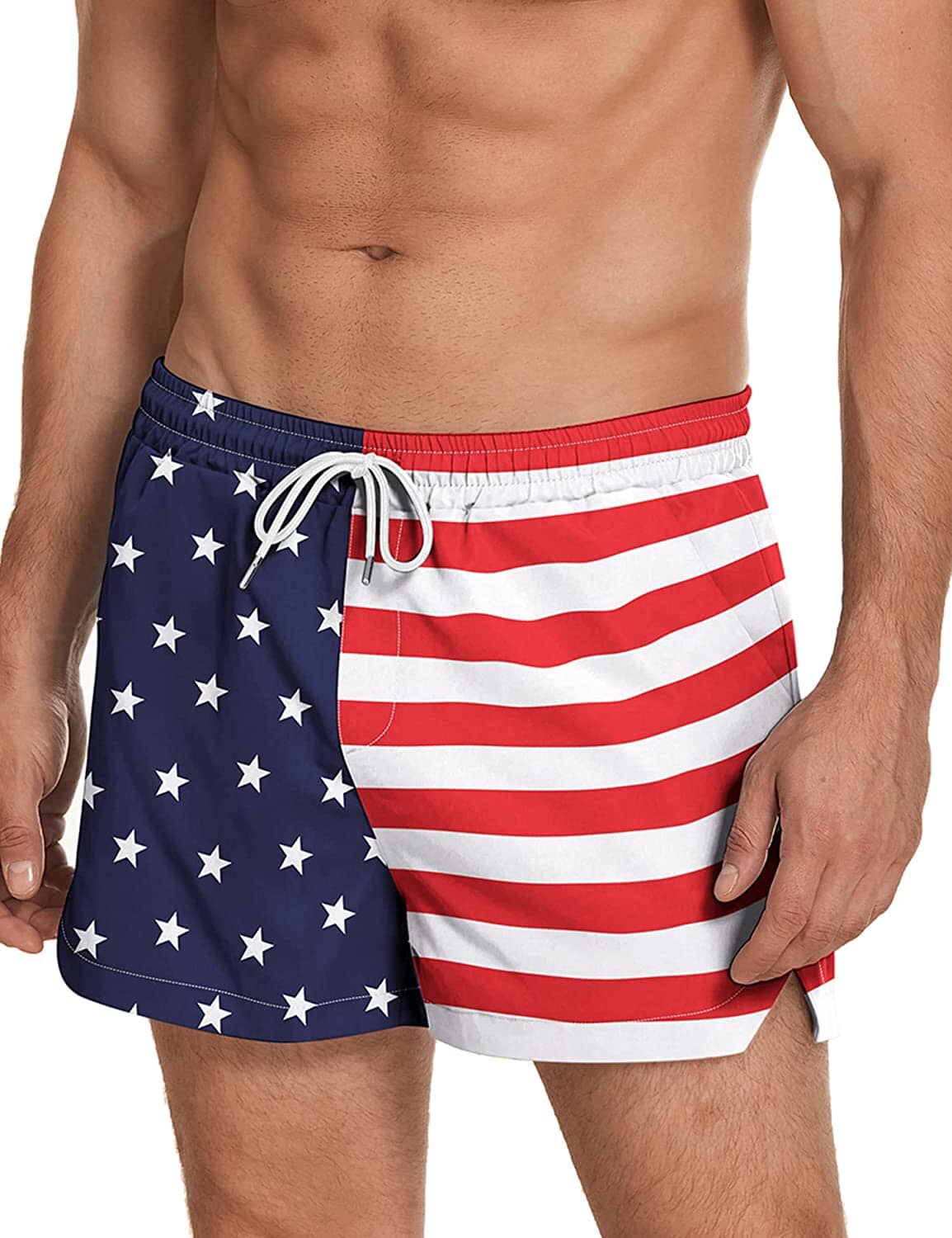 Classic Quick Dry Sport Shorts (US Only) Shorts COOFANDY Store American Flag S 