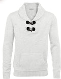 Shawl Collar Pullover Knit Sweaters with Pockets (US Only) Sweaters COOFANDY Store White S