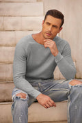 2 Pack Waffle Long Sleeve Cotton T-Shirt (US Only) T-Shirt COOFANDY Store