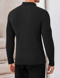 Long Sleeve Quarter Zip Polo Shirts (US Only) Polos COOFANDY Store
