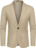 Casual Regular Fit Lightweight Linen Blazer (US Only) Blazer COOFANDY Store