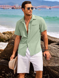Casual Linen Button Down Shirt (US Only) Shirts coofandystore