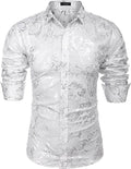 Luxury Design Floral Dress Shirt (US Only) Shirts COOFANDY Store Pat8 S