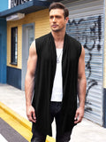 Casual Sleeveless Ruffle Shawl Collar Drape Cape (US Only) Cape coofandy