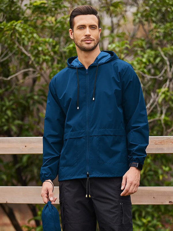 Packable Classic Cycling Outdoor Waterproof Raincoat (US Only) Raincoats coofandy