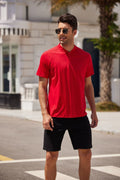 Coofandy Quick Dry Golf T-Shirts (US Only) T-Shirt coofandy Red S