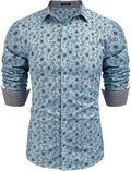 Floral Button Down Flower Printed Shirt (US Only) Shirts Coofandy&