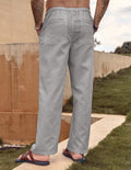 Coofandy Linen Style Elastic Waist Yoga Pants (US Only) Pants coofandy