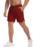 Quick-drying Gym Workout Shorts (US Only) Shorts coofandystore Red S