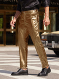 Metallic Shiny Party Pants (US Only) Pants coofandystore Brown S