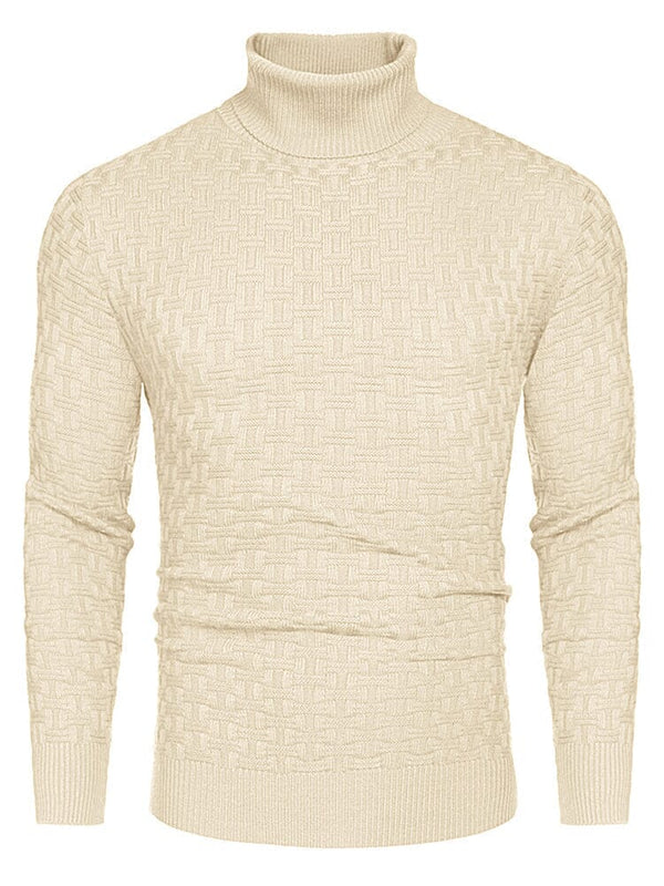 Casual Slim Fit Turtleneck Pullover Sweaters (US Only) Sweaters coofandystore Apricot S