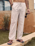 Coofandy Linen Style Elastic Waist Yoga Pants (US Only) Pants coofandy