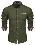 Coofandy Dress Button Down Shirts (US Only) Shirts coofandy Army green S