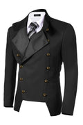 Coofandy Double-Breasted Blazer (US Only) Blazer coofandy Black S