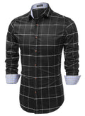 Coofandy Fashion Dress Shirt (US Only) Shirts coofandy Black S