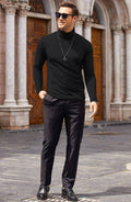 Slim Fit Turtleneck Basic Cotton Sweater (US Only) Sweaters COOFANDY Store
