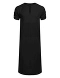 Coofandy V-Neck Long Gown (US Only) Robe coofandy Black S