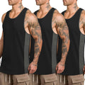 Coofandy 3 Pack Workout Tank Top (US Only) Tank Tops coofandy Black/Black/Black S