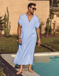 Coofandy V-Neck Long Gown (US Only) Robe coofandy