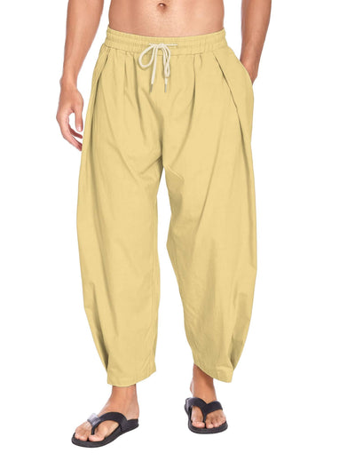 Coofandy Loose Yoga Pants with Pockets (US Only) Pants coofandy Dark Khaki S 