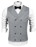 Coofandy Victorian Floral Vest (US Only) Vest coofandy