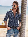 Coofandy Coffee Bean Pattern Shirt coofandystore