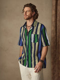 Cozy Stripe Cotton Beach Shirt Shirts coofandystore