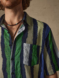 Cozy Stripe Cotton Beach Shirt Shirts coofandystore