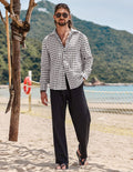 Coofandy Plaid Cotton Shirt coofandystore