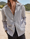 Coofandy Plaid Cotton Shirt coofandystore