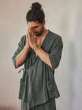 Casual Linen Blend Shirt Set Sets coofandystore
