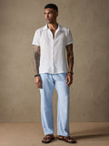 Solid Color Cotton Linen Simple Casual Shirt Shirts & Polos coofandystore