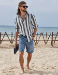 Coofandy Striped Pattern Shirt coofandystore