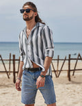 Coofandy Striped Pattern Shirt coofandystore