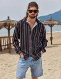 Coofandy Striped Pattern Shirt coofandystore