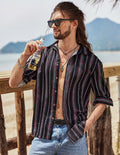 Coofandy Striped Pattern Shirt coofandystore