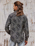 Coofandy Pattern Texture Shirt coofandystore