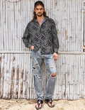 Coofandy Pattern Texture Shirt coofandystore