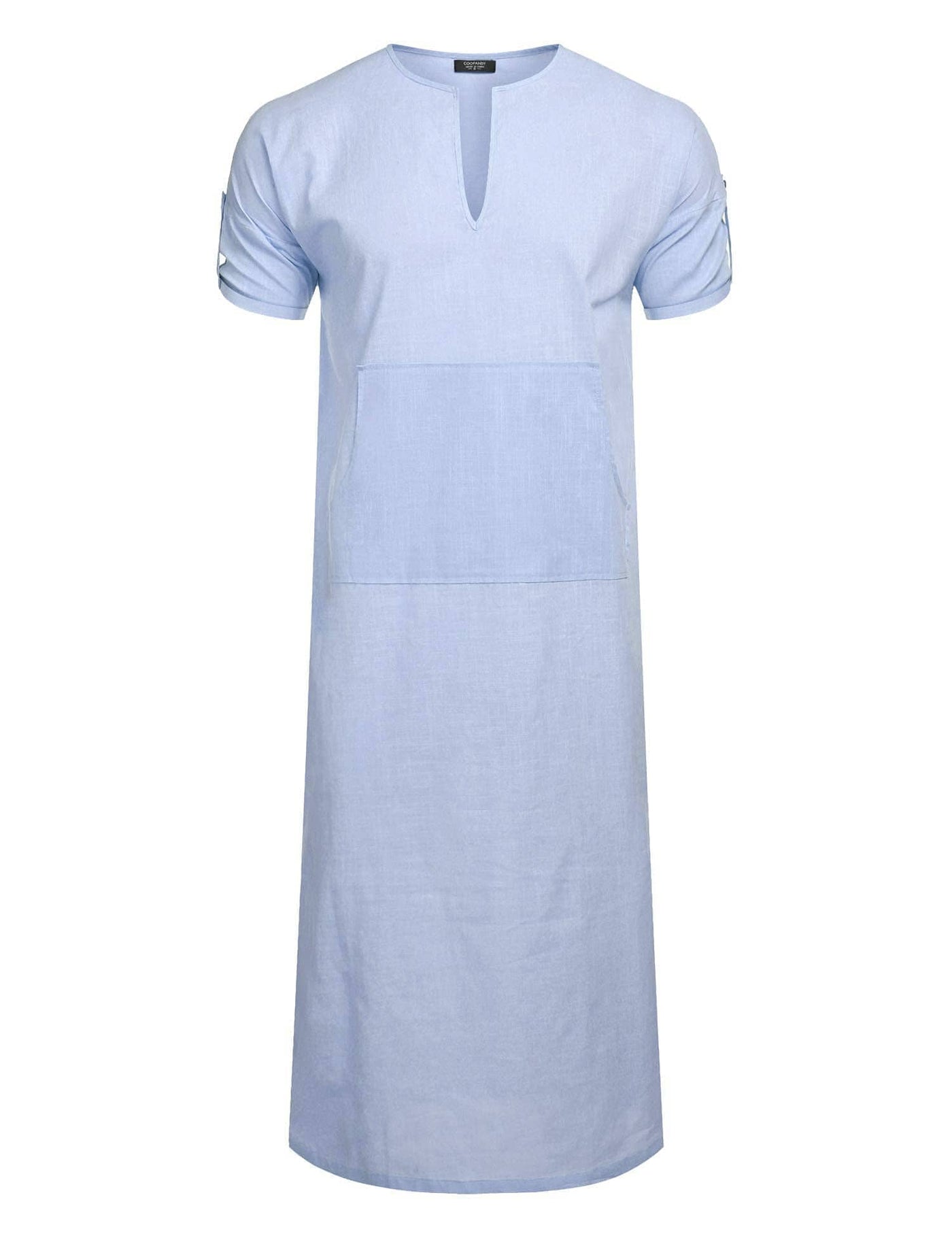 Coofandy V-Neck Long Gown (US Only) Robe coofandy Light Blue S 