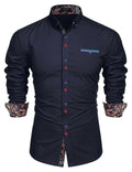 Coofandy Dress Button Down Shirts (US Only) Shirts coofandy Navy blue S