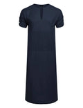 Coofandy V-Neck Long Gown (US Only) Robe coofandy Navy Blue S