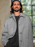 Classic Casual Short Tweed Coat Coat coofandy